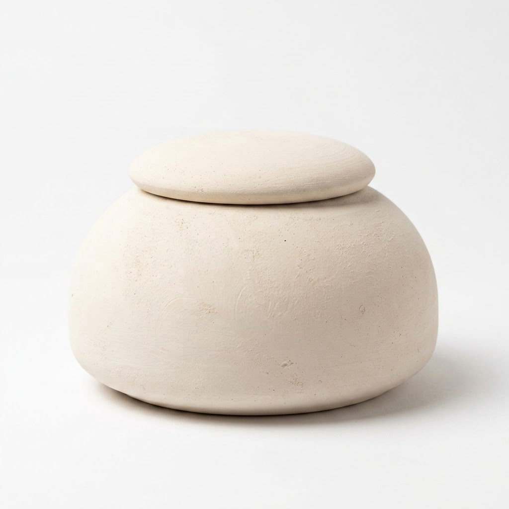 Phôi Hũ gia vị cao 12cm
