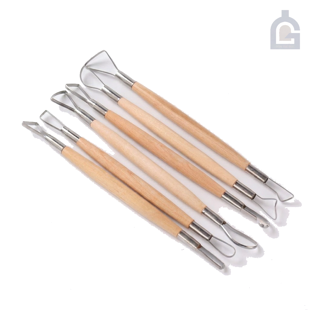 Combo 6 Dao Cắt Dây Dẹt 2 Đầu Làm Gốm