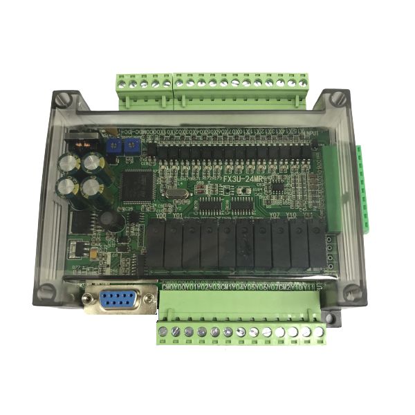 Board lập trình FX3U-24MR-6AD-2DA + RS485 (14 in / 10 out Relay)